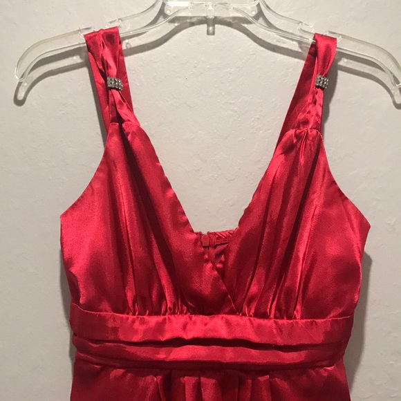 F21 Red Rhinestone Top - Picture 2 of 5